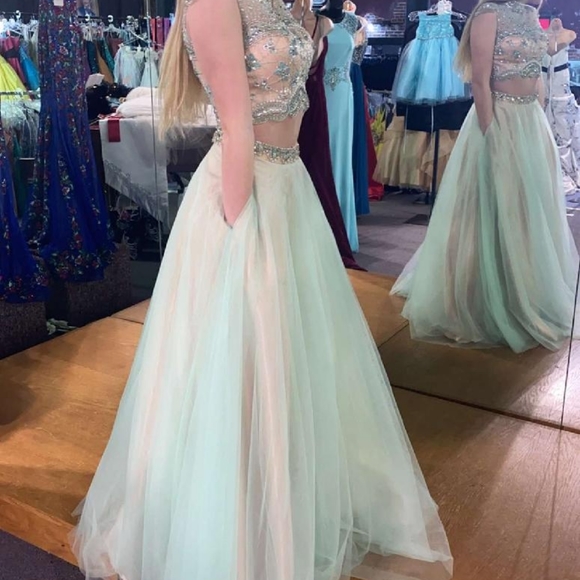 Envious by Karishma prom 2 piece dress